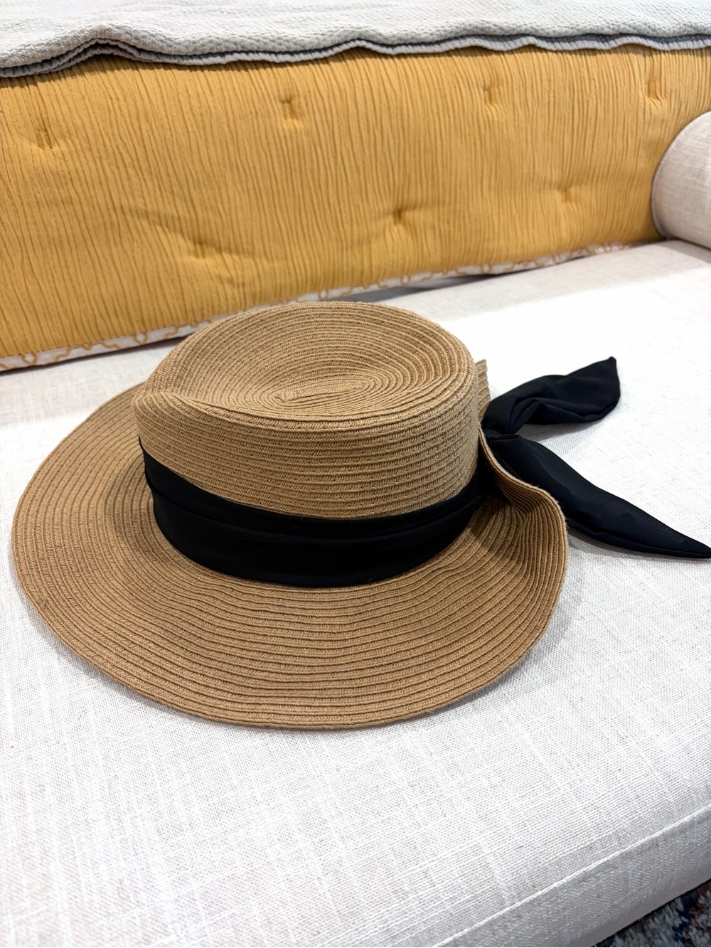 San Diego Hat Co Braided Paper Grommet Bow Sun Hat